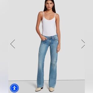 7 For All Mankind Medium Blue Flare Jeans
